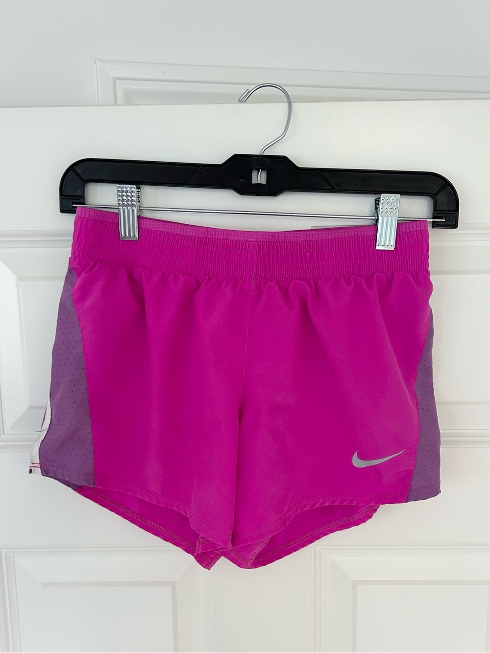 Nike Women’s Pink and Purple Athletic Shorts